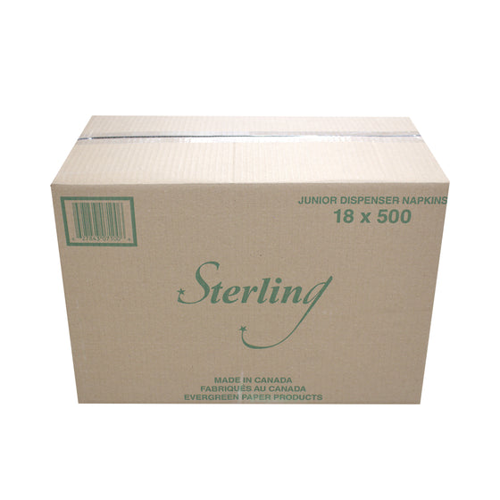 Sterling Junior Dispenser Napkins, 1-Ply, 18 PKSterling Junior Dispenser Napkins, 1-Ply, 18 PK