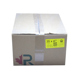 R 35x47 Strong Clear Garbage Bag, 200 CT