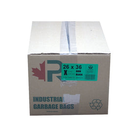R 26x36 Ex-Strong Black Garbage Bag, 125 CT
