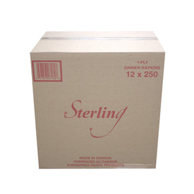 Sterling Dinner Napkins, 1-Ply, 12 PKSterling Dinner Napkins, 1-Ply, 12 PK