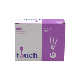 Touch Flat Toothpicks, 650 CT
