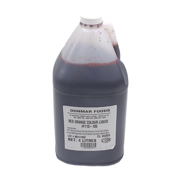 Donmar Red Orange Colour Liquid, 4 CT