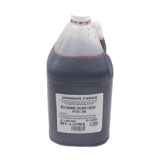 Donmar Red Orange Colour Liquid, 4 CT