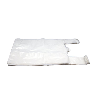 S-2 White T-shirt Bag, 15 LBs