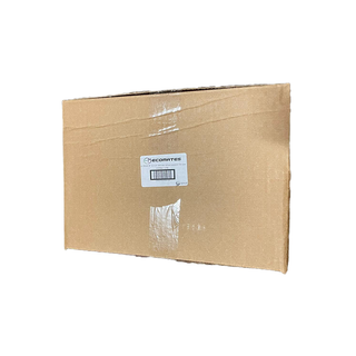 Ecomates SU-86W 8'' 6 MM White Unwrapped Paper Straw, Case (8x400's)