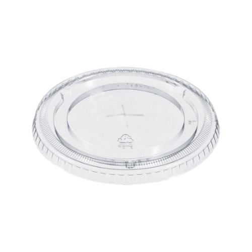 Dynasco FL-92 Clear Flat Lid with Straw Slot, 1000 CT