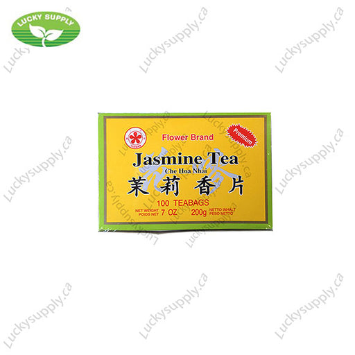 花唛牌茉莉香片茶包 Flower Jasmine Tea Teabags (100x2G)