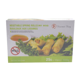 Mini Vegetable Spring Rolls (10x40x25 g) Gourmet King