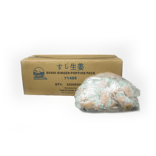 Green Land Portion Sushi Ginger Pink, Case (1000x5g)