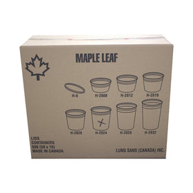 Maple Leaf H-2824 24oz. Deli Container, 500 CT