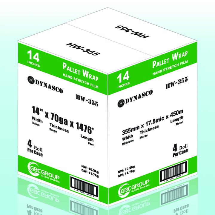 Dynasco HW-355 Hand Stretch Film, 4 CT