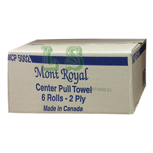 Mont Royal MCP-5002 Center Pull Towel 2-ply White (6x500's)  #5038