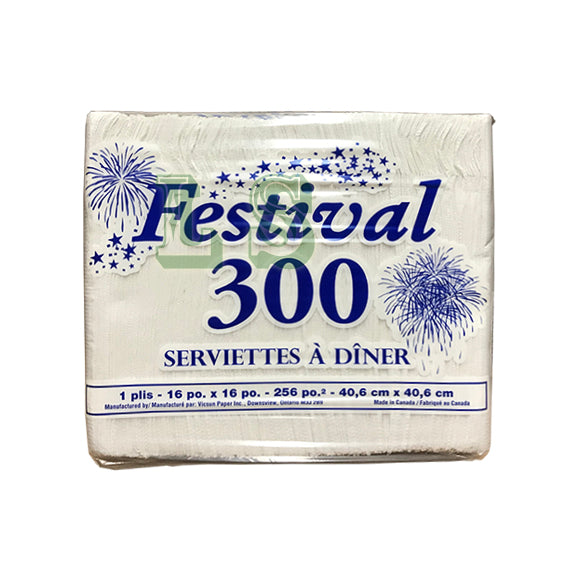 Festival Dinner Napkin 1 Ply (10x300's)  #5011