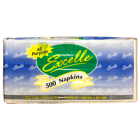 Excelle Luncheon Napkin 1 Ply (12x500's)  #5003