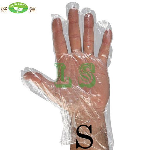Small Size Poly Gloves (20x500/CS)  #4501