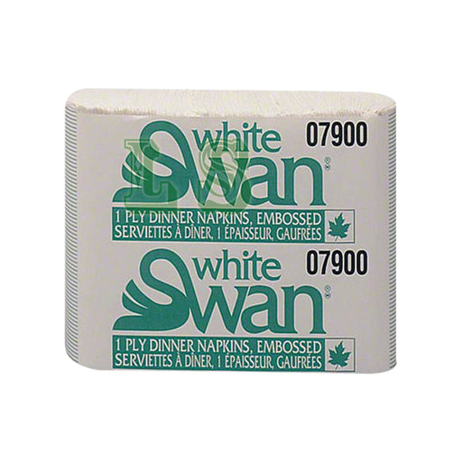 White Swan® 07900, 1-Ply Dinner Napkin 8 Fold (12x250's) *