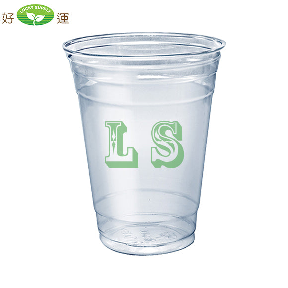 TP16D 16oz (473 ml) Clear Squat PET Cup (1000's)  #3855