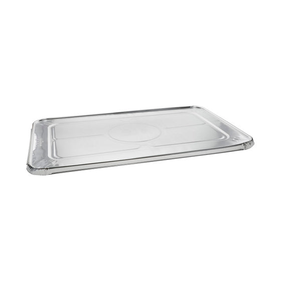 Pactiv Y112045 Full-Size Aluminum Flat Lid, 80 CT