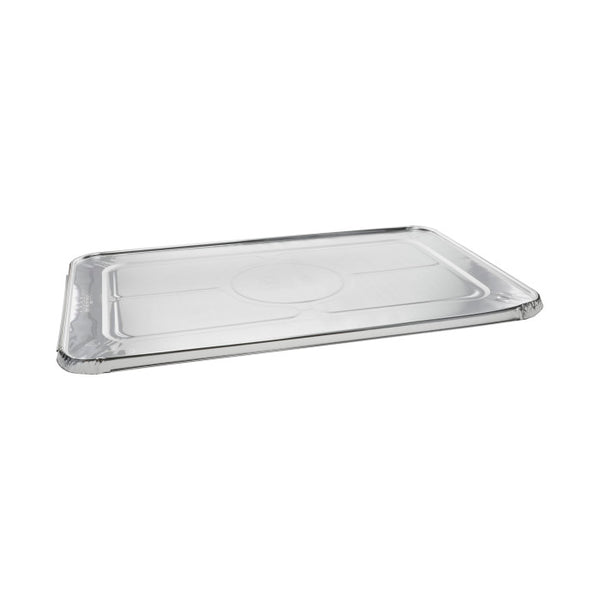 Pactiv Y112045 Full-Size Aluminum Flat Lid, 80 CT