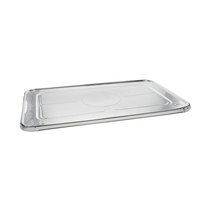 Pactiv Y112045 Full-Size Aluminum Flat Lid, 80 CT