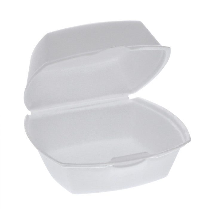 Pactiv YTH1-0079, Conventional Small Hinged Foam Container (500's) *