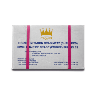 Crown Imitation Crab Meat, Shredded, 10 KG