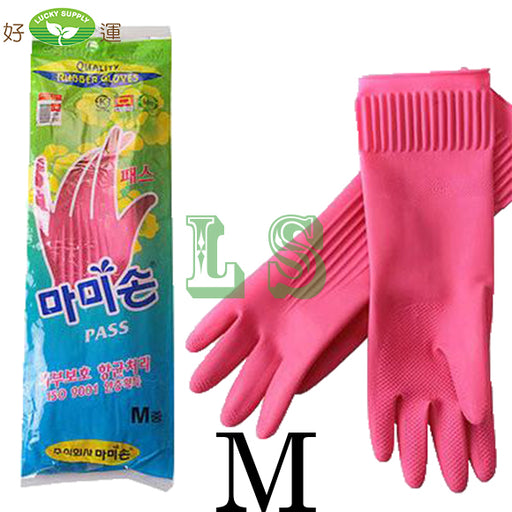 korean Rubber Glove M (Pair)  #4517