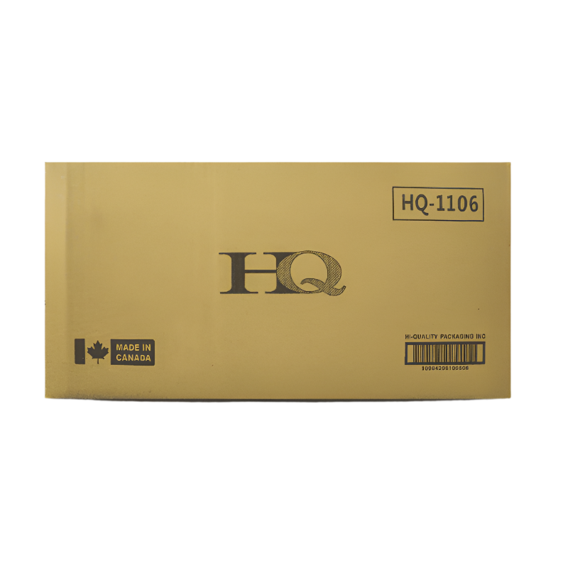 HQ-1106 Clear Hinged Container, Case (400's)