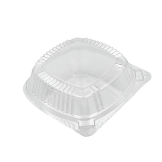 HQ-1106 Clear Hinged Container, Case (400's)