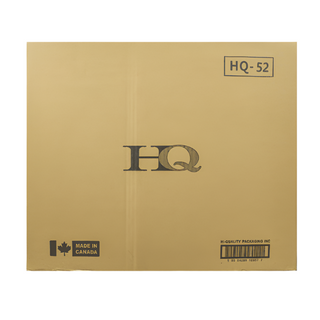 HQ-52 Clear Hinged Container, Case (400's)