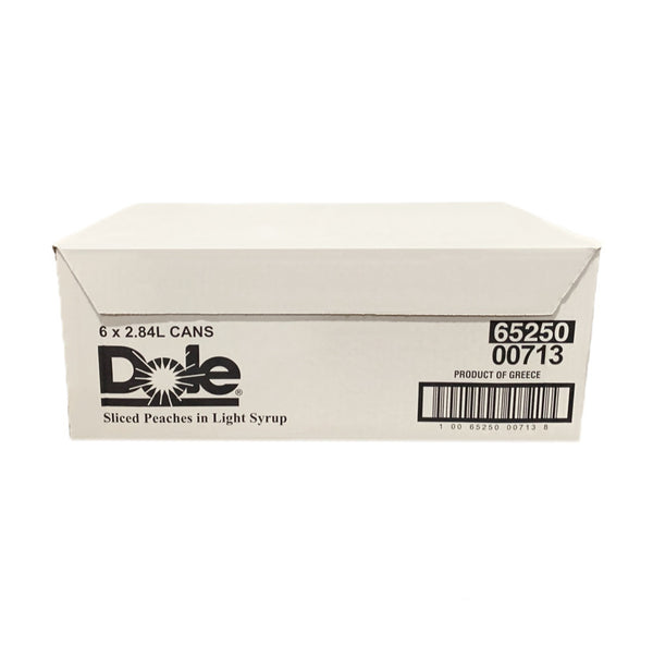 Dole Peach Slices in Light Syrup, Case (6x2.84 L)