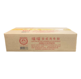 Don Don Instant Japanese Style Udon, Case (30x200g)