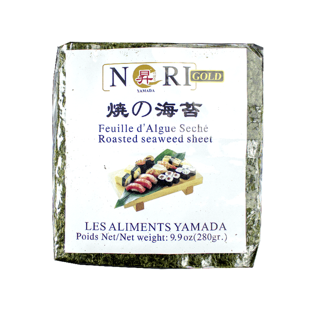Products Yamada China Sushi Nori, Half Size, 40 BG