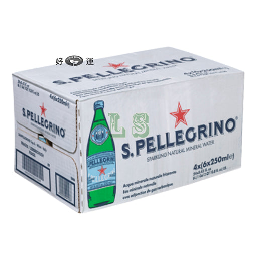 S.Pellegrino Carbonated Water 24x250mL/CS  #2212