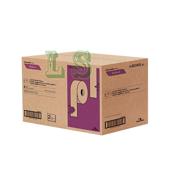 Cascades PRO Select™ B085, 2-Ply Jumbo Toilet Paper (8 RL) *