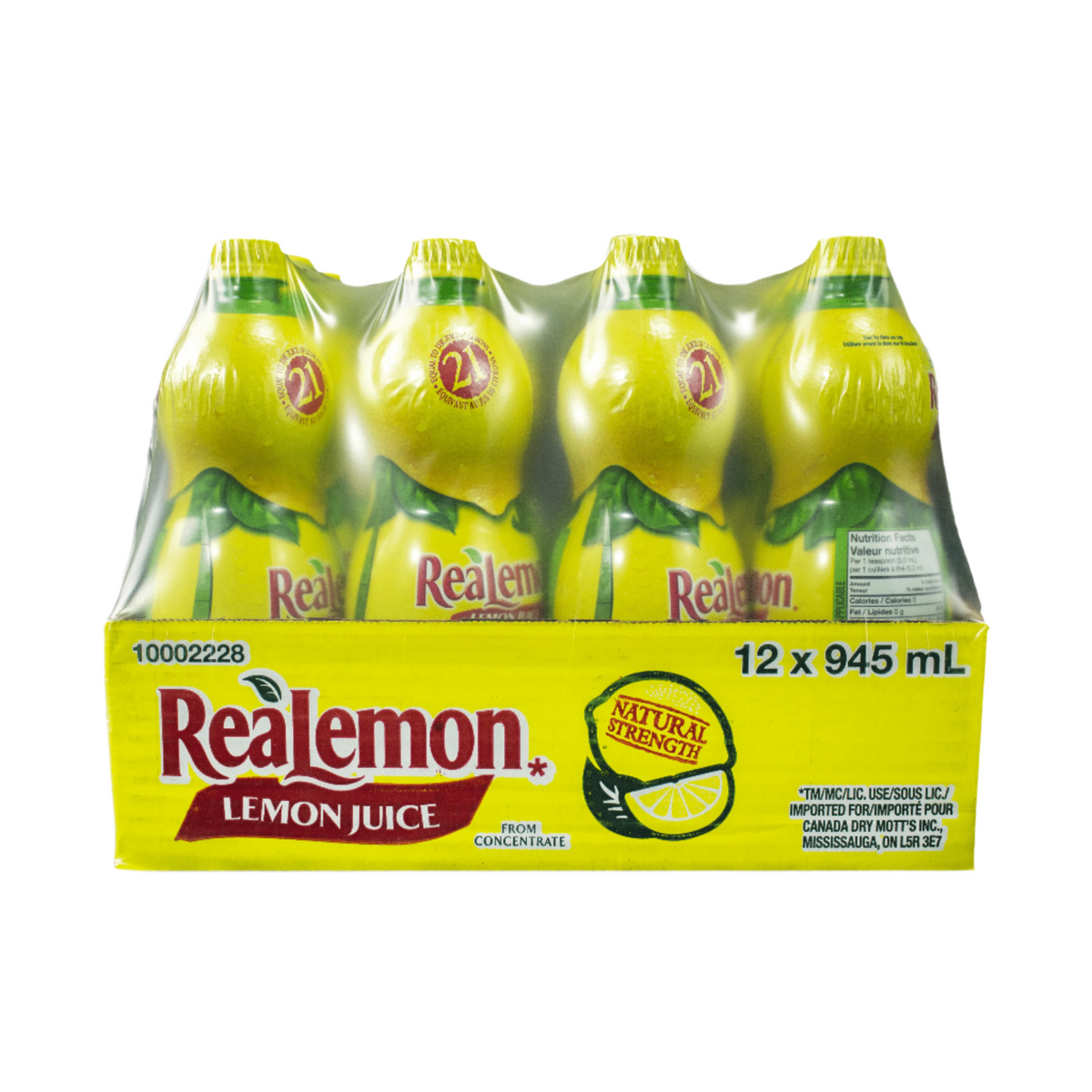 ReaLemon Lemon Juice, Case (12x945 ML)