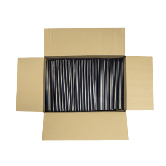 STONE 8 in. Black Super Cocktail Straw, 2500 CT