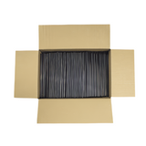 STONE 8 in. Black Super Cocktail Straw, 2500 CT
