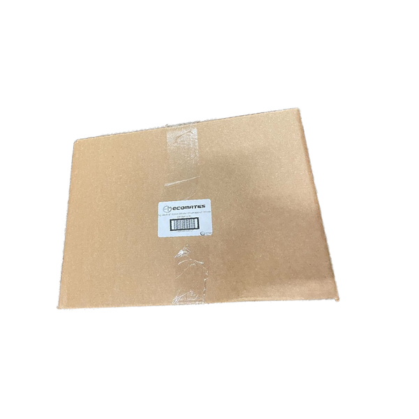 Ecomates SU-88W 8'' 8 MM White Unwrapped Paper Straw, Case (8x350's)